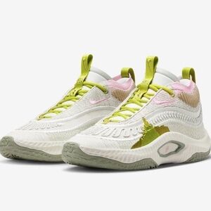 Nike Basketball Shoes Sneakers Cosmic Unity 3 Cactus - White, Green, Pink 8